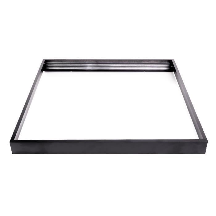 PURPL Opbouwframe LED Paneel - 62x62 - Zwart - Aluminium - Easy Click & Connect, foto 4 van 6