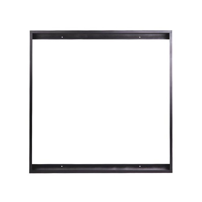 PURPL Opbouwframe LED Paneel - 62x62 - Zwart - Aluminium - Easy Click & Connect