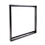 Opbouwframe LED Paneel - 62x62 - Zwart - Aluminium - Easy Click & Connect