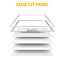 PURPL LED Paneel - 60x60 - 3000K Warm Wit - 33W - 3300 lm - 100 lm/W - UGR<22 -  Flikkervrij - Edge-lit