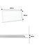 LED Paneel - 30x60 - 6000K Koud Wit - 25W - 2500 lm - 100 lm/W - UGR<22 - Flikkervrij - Back-lit