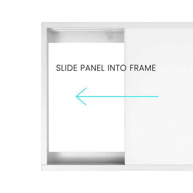 PURPL Opbouwframe LED Paneel - 30x60 - Wit - Easy Click & Connect, foto 3 van 6