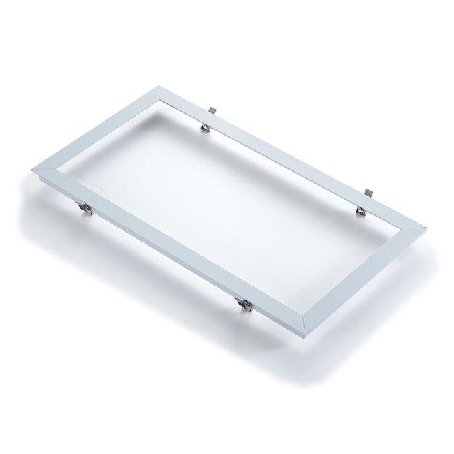 PURPL Inbouwframe LED Paneel - 30x60 - Wit - Easy Click & Connect