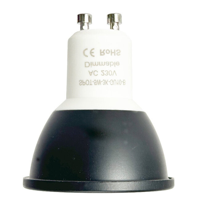 PURPL GU10 LED Spot | 5W 2700K Warm Wit | Dimbaar | Zwart