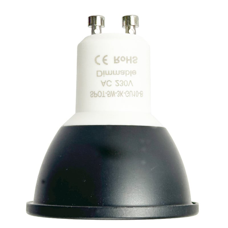 PURPL GU10 LED Spot | 5W 2700K Warm Wit | Dimbaar | Zwart, foto 6 van 6