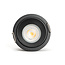 PURPL Inbouw Armatuur - GU10 - MR11 - Ø55mm x 28mm - IP20 - Incl. GU10 fitting - Zwart Aluminium
