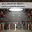 PURPL LED High Bay - 100W/150W/200W - 30.000 lm - 150 lm/W - 2CT 4000K/6000K - 110° - IP65 - IK10 - Dimbaar - G7 - Flikkervrij