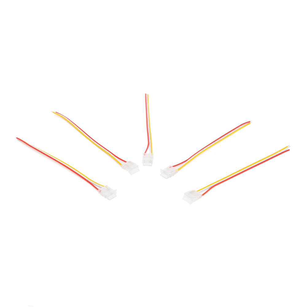 PURPL Cable Click Connectors (5 stuks) - Strip to Wire (15 cm draad) - IP20 - Voor COB LED Strips CCT, foto 3 van 3