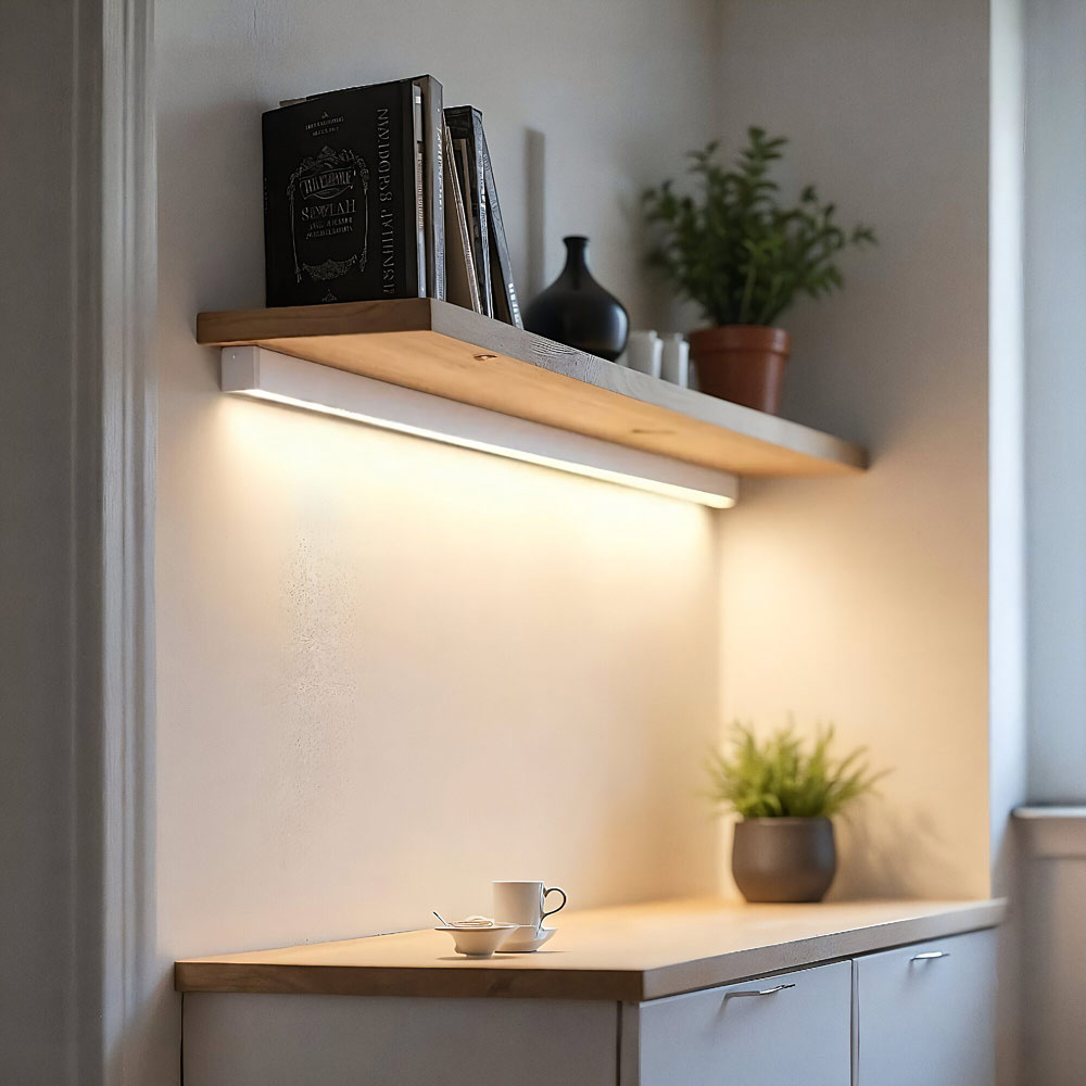 PURPL LED Strip Profiel Wit 1,5m | 35x35mm | Opbouw profiel, foto 2 van 6