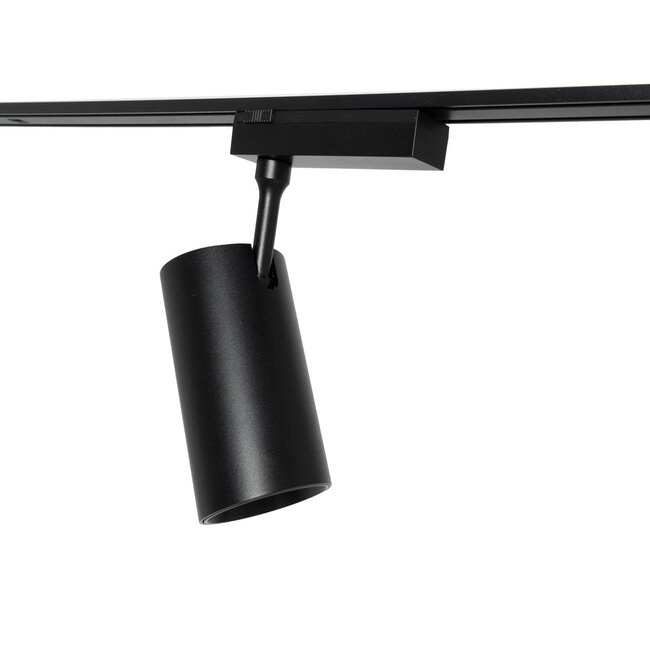 PURPL Smart Magnetische Railspot  - 18W - Ø55x114 mm - CCT (2700K-6000K) - Zigbee 3.0 - Dimbaar - 1100 lm - CRI>90 - Zwart - Geschikt voor Superslim 48V Railverlichting