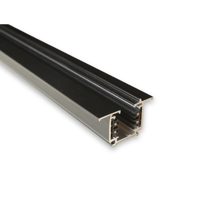 Powergear 3-Fase Rail 1,5 Meter - Inbouw - Zwart