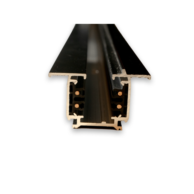Powergear 3-Fase Rail 1,5 Meter - Inbouw - Zwart