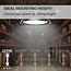 PURPL LED High Bay - 100W - 15.000 lm - 150 lm/W - 6000K Koud Wit - 110° - IP65 - IK10 - Dimbaar - G7 - Flikkervrij