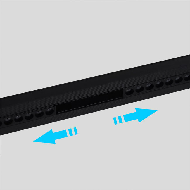 MiBoxer/Mi-Light 48V Magnetische LED Bar - CCT (2700K-6500K) - 20W -  1530  lm - Zigbee 3.0 - Dimbaar - IP44 - Zwart