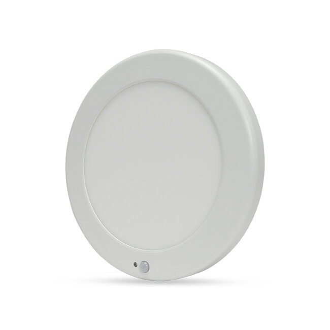 LED downlight -  PIR Sensor - 10W/13W/16W - ø240mm - 3CT (3000K/ 4000K/ 5700K) - Inbouw - Interne driver - Rond - Wit