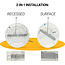 PURPL LED downlight -  PIR Sensor - 10W/13W/16W - ø240mm - 3CT (3000K/ 4000K/ 5700K) - Inbouw - Interne driver - Rond - Wit