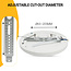 PURPL LED downlight -  PIR Sensor - 10W/13W/16W - ø240mm - 3CT (3000K/ 4000K/ 5700K) - Inbouw - Interne driver - Rond - Wit