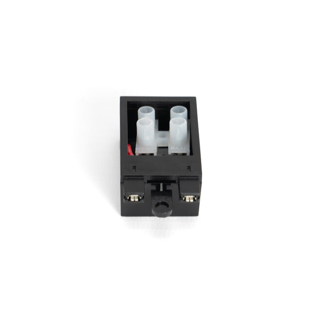 Eindvoeding Connector - Zwart - Geschikt voor Superslim 48V Railverlichting