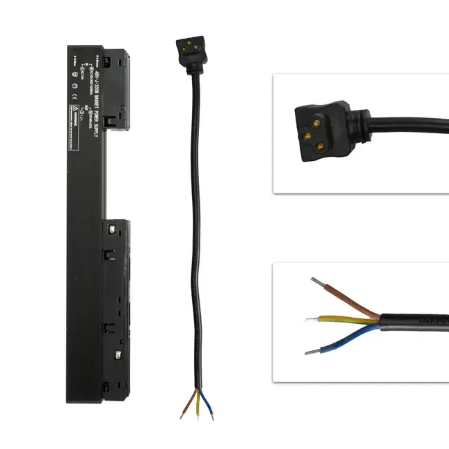 48V Interne LED Driver  - 200W - 48V Magnetische Track Rails