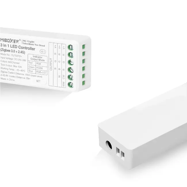 MiBoxer/Mi-Light Miboxer LED Controller - 3-in-1 - Zigbee 3.0 + 2.4GHz - RGB/RGBW/RGB+CCT - FUT037Z+