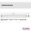 PURPL LED TL Tri-Proof - 130 cm - 30W - 3150 lm - 4000K Helder wit (840) - IP65 Waterdicht - IK06 - Flikkervrij