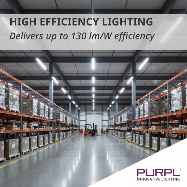 PURPL LED TL Tri-Proof - 130 cm - 30W - 3150 lm - 4000K Helder wit (840) - IP65 Waterdicht - IK06 - Flikkervrij