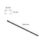 PURPL PURPL Track Rail 1,5m | 1-fase | Wit