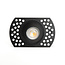 PURPL Inbouw Armatuur - GU10 - MR11 - Trimless - Ø90mm x 41,5mm - IP20 - Incl. GU10 fitting - Zwart Aluminium