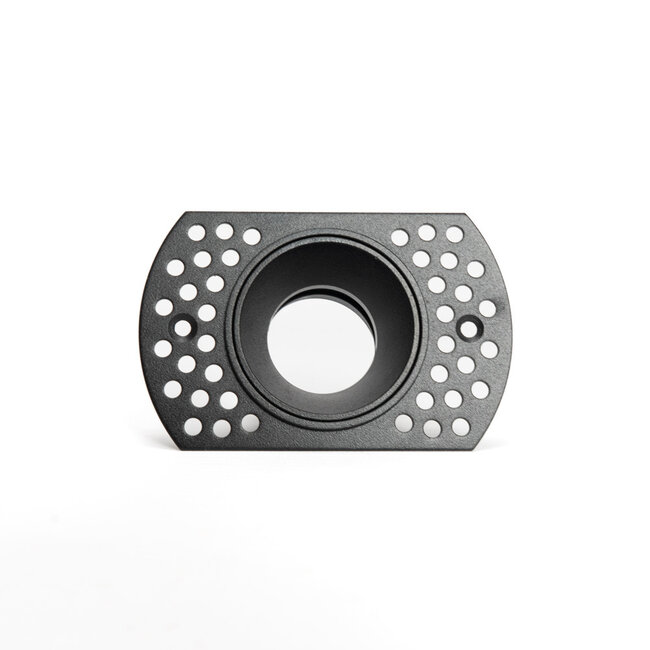 PURPL Inbouw Armatuur - GU10 - MR11 - Trimless - Ø90mm x 41,5mm - IP20 - Incl. GU10 fitting - Zwart Aluminium