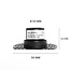 PURPL Inbouw Armatuur - GU10 - MR11 - Trimless - Ø90mm x 41,5mm - IP20 - Incl. GU10 fitting - Zwart Aluminium