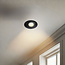 PURPL Inbouw Armatuur - GU10 - MR11 - Trimless - Ø90mm x 41,5mm - IP20 - Incl. GU10 fitting - Zwart Aluminium