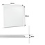 PURPL LED Paneel - 60x60 - 4000K Helder wit - 30W - 3900 lm - 130 lm/W - UGR<19 - IP50 - Flikkervrij - Back-lit