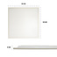PURPL LED Paneel - 60x60 - 4000K Helder wit - 30W - 4200 lm - 140 lm/W - UGR<22 - IP50 - Flikkervrij - Back-lit