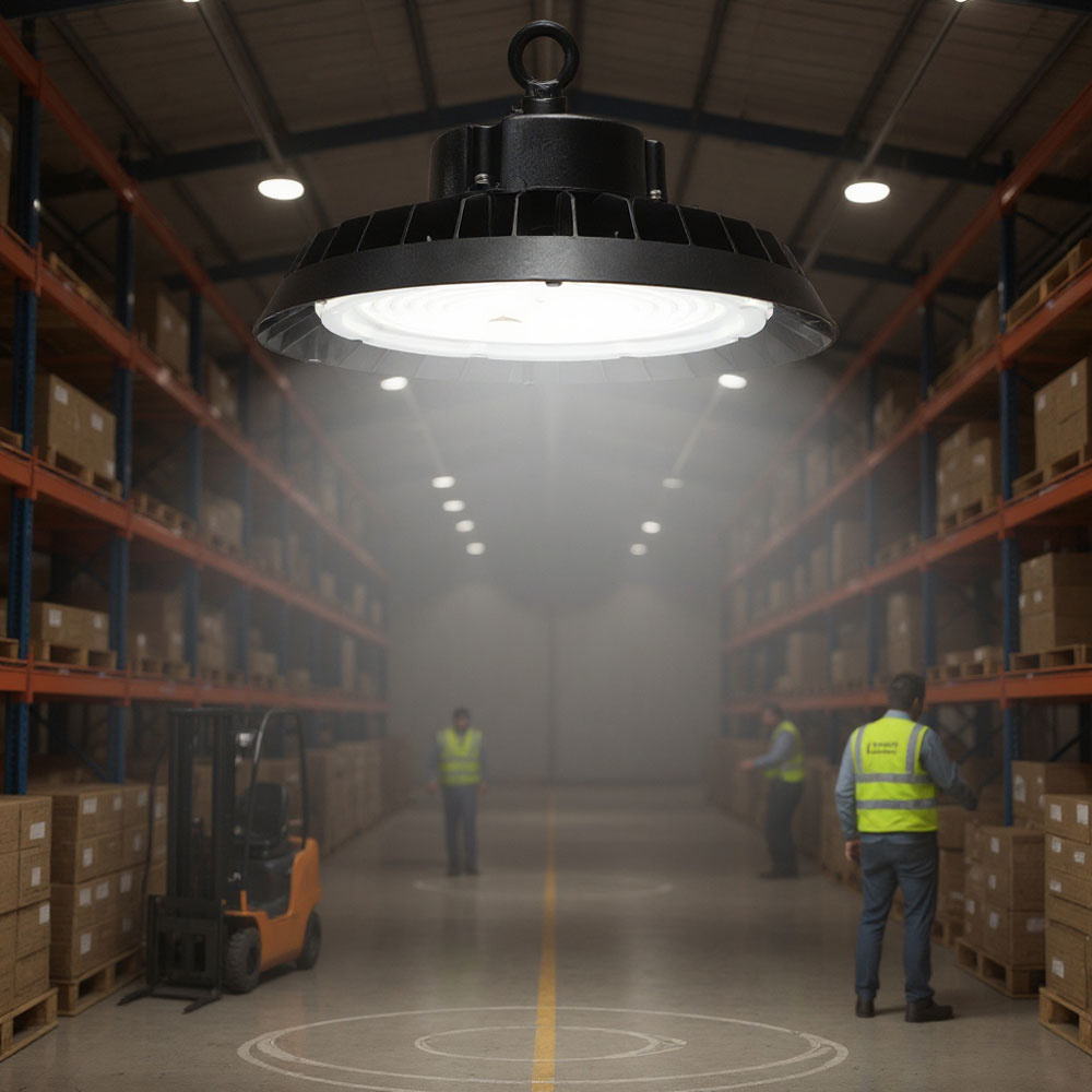 PURPL LED High Bay - 200W - 42.000 lm - 210 lm/W - 4000K Helder wit - 110° - IP65 - IK08 - Dimbaar (DALI) - G8 - Flikkervrij, foto 2 van 6