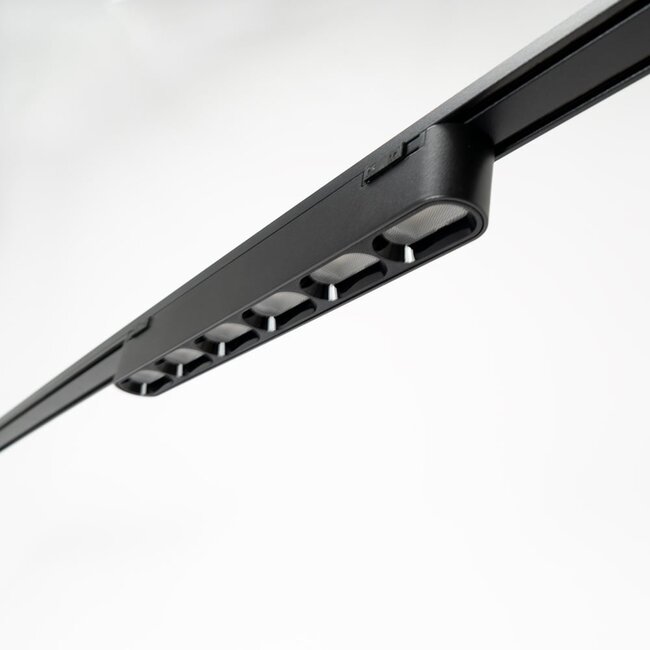 PURPL Smart Magnetische LED bar - 12W - CCT (2700K-6500K) - Zigbee 3.0 - Dimbaar - 851 lm - CRI>90 - Zwart - Geschikt voor Superslim 48V Railverlichting