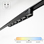 Smart Magnetische LED bar - 12W - CCT (2700K-6500K) - Zigbee 3.0 - Dimbaar - 851 lm - CRI>90 - Zwart - Geschikt voor Superslim 48V Railverlichting