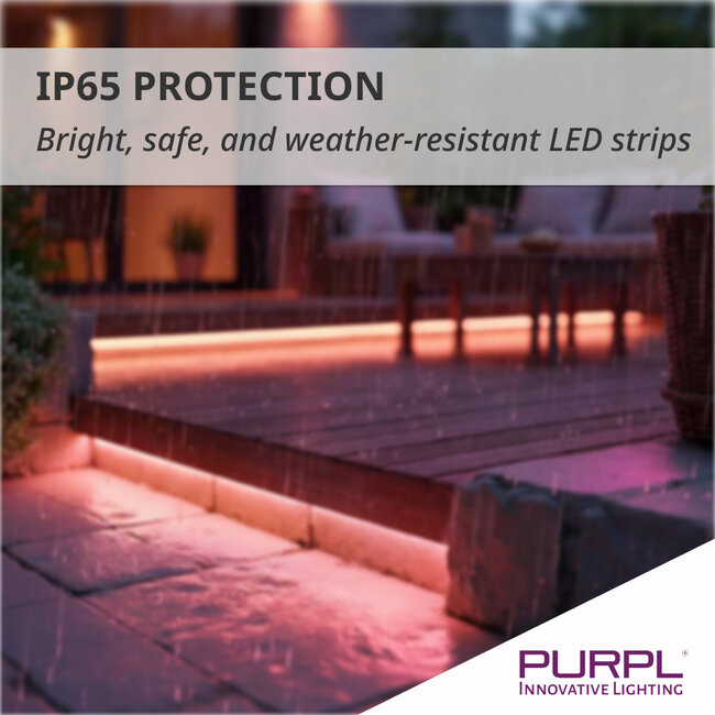 COB Led Strip - 5m - 840 LED's p/m - 24V - RGB+CCT (2700K-6500K) - IP65 stof- en waterdicht