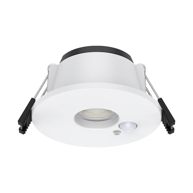 LED Inbouwspot - 4W/6W - PIR Sensor - 4CCT (2700K/3000K/4000K/6500K) - Ø87mm - IP20 - Rond - Wit