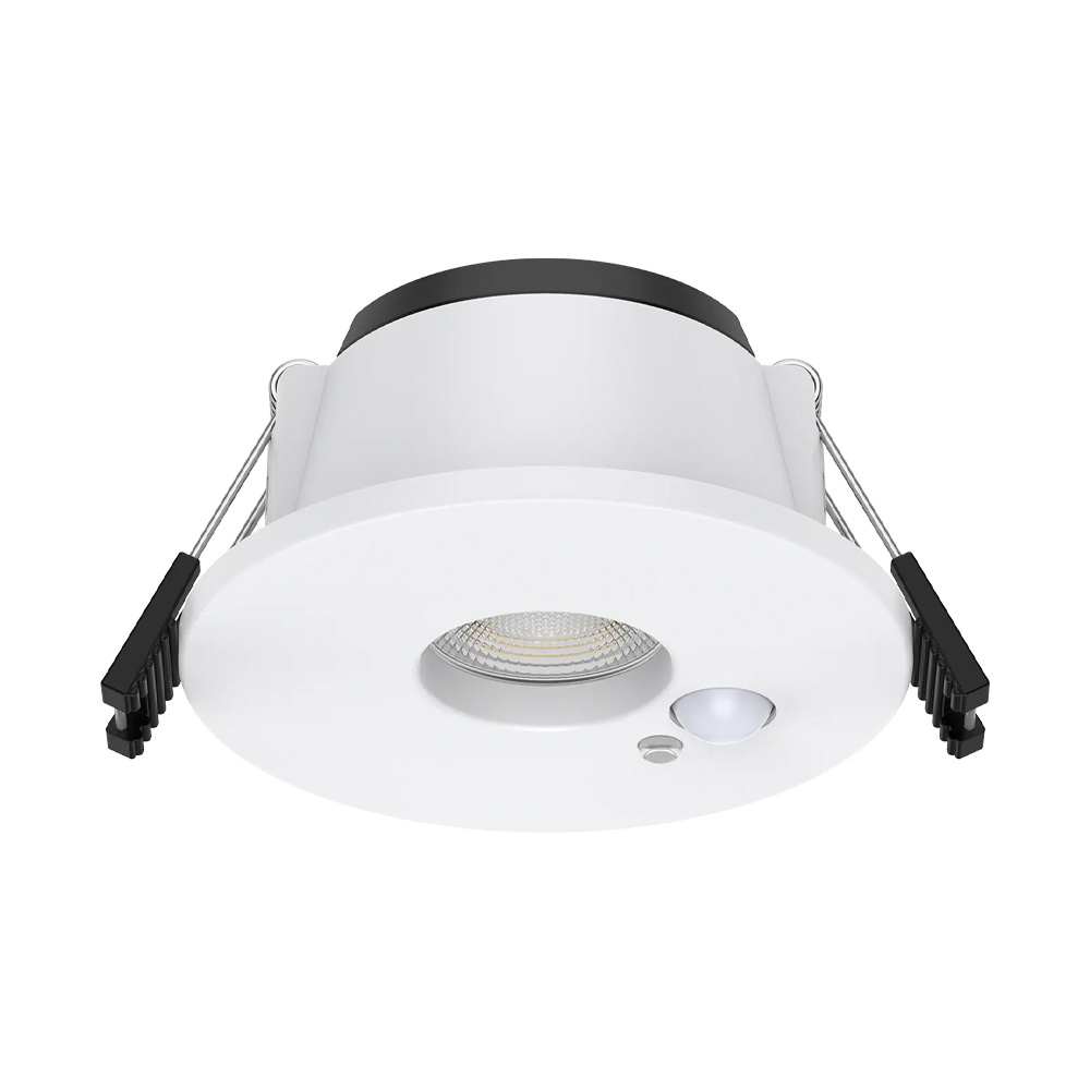 PURPL LED Inbouwspot - 4W/6W - PIR Sensor - 4CCT (2700K/3000K/4000K/6500K) - Ø87mm - IP20 - Rond - Wit, foto 3 van 6