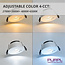 PURPL LED Inbouwspot - 4W/6W - PIR Sensor - 4CCT (2700K/3000K/4000K/6500K) - Ø87mm - IP20 - Rond - Wit
