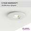 PURPL LED Inbouwspot - 4W/6W - PIR Sensor - 4CCT (2700K/3000K/4000K/6500K) - Ø87mm - IP20 - Rond - Wit