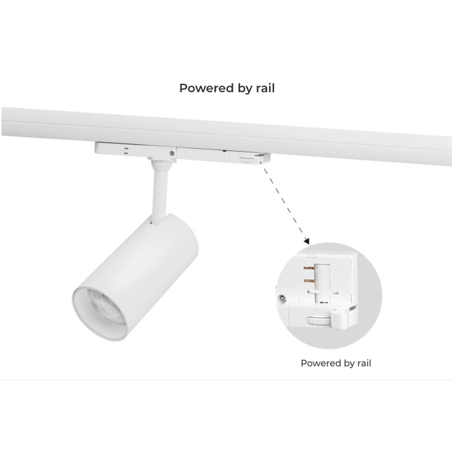 MiBoxer/Mi-Light LED Railspot - RGB+CCT - Zigbee 3.0 + 2.4 GHz - 30W - Dimbaar - 3-Fase - Wit