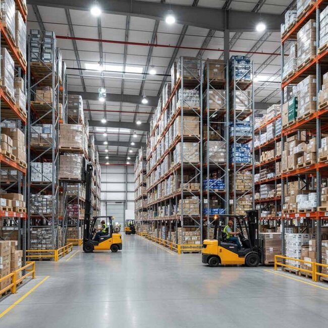 PURPL LED High Bay - 200W - 42.000 lm - 210 lm/W - 6000K Koud Wit - 110° - IP65 - IK08 - Dimbaar (DALI) - G8 - Flikkervrij