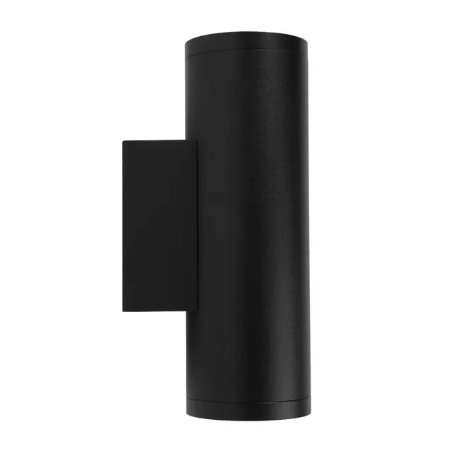 PURPL LED GU10 Dubbele Wandlamp 'Houston' Up & Down Zwart IP20