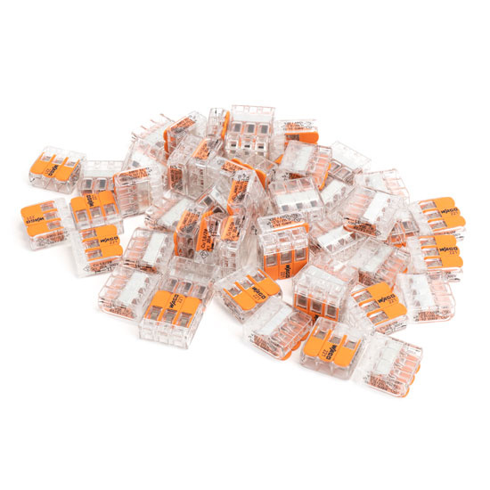WAGO Wago 221-413 Verbindingsklem Compact - 3-Polig - 50 Stuks