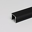 PURPL LED Strip Profiel Opbouw - 1,5 m - 17,5x15 mm - Zwart Aluminium - Opaal afdekkap - IP20 - Incl. montagemateriaal