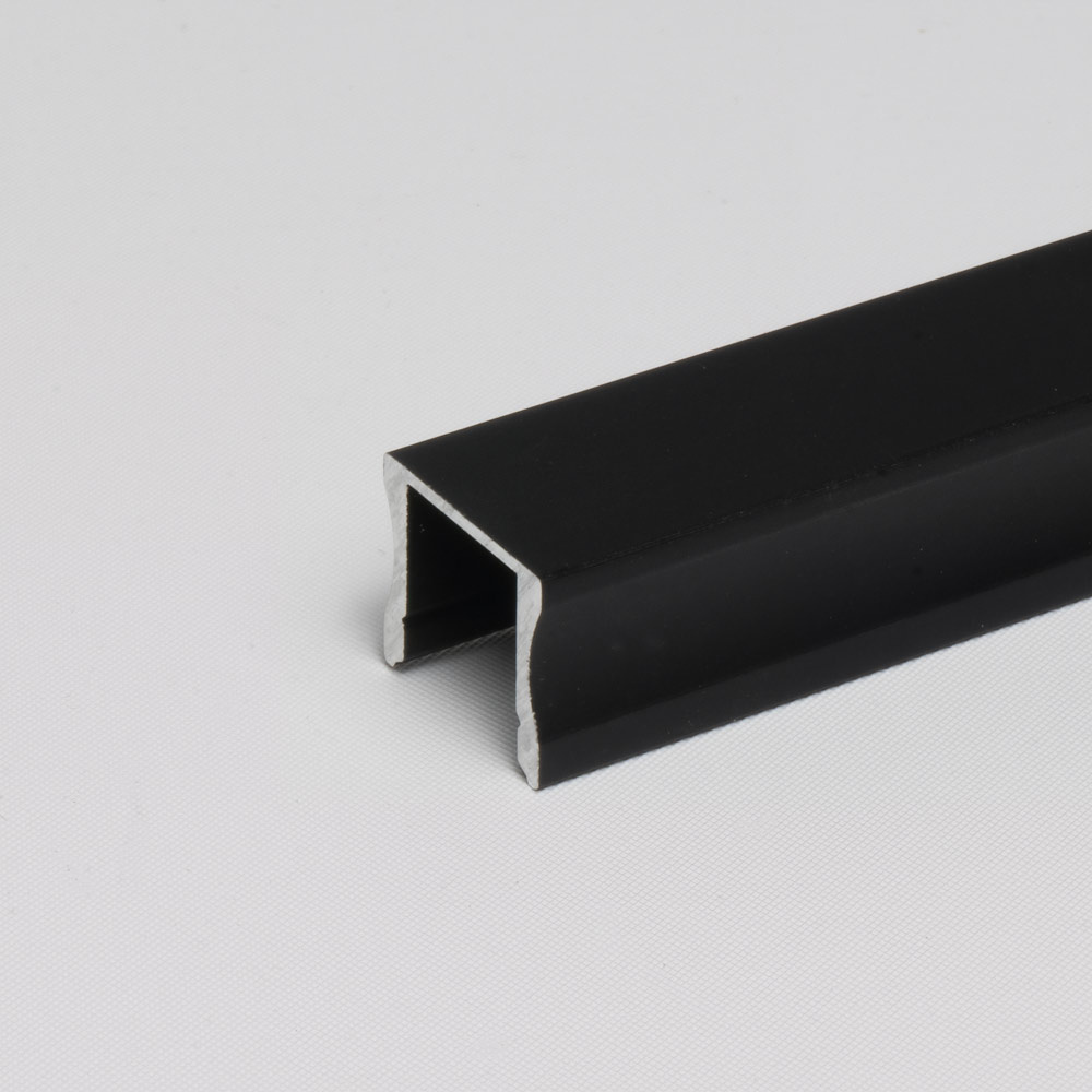 PURPL LED Strip Profiel Opbouw - 1,5 m - 17,5x15 mm - Zwart Aluminium - Opaal afdekkap - IP20 - Incl. montagemateriaal, foto 6 van 6