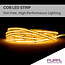 PURPL COB Led Strip - 5m - 512 LED's p/m- 24V - 2700k Warm Wit - IP65 stof- en waterdicht