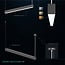 PURPL Lineaire Lamp - 120 cm - 36W - 3CCT  (3000K | 4000K | 5700K) - Dimbaar - Zwart