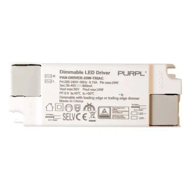 PURPL LED Driver Triac Dimbaar | 25W 600mA